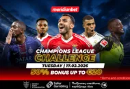 Meridianbet: Champions League Challenge με μπόνους επιστροφής για μεγαλύτερη απόλαυση και ποντάρισμα!