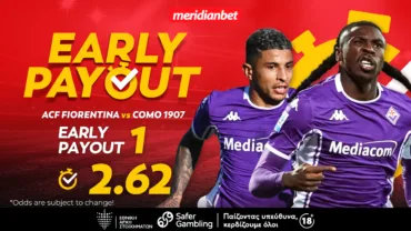 Meridianbet: Φιορεντίνα-Κόμο | Σούπερ αποδόσεις στη μάχη για την πρόκριση – Σούπερ ευκαιρία με σούπερ μπόνους!