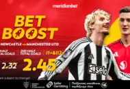 Meridianbet: Νιούκαστλ-Μαν. Γιουνάιτεντ | Συνδυασμός γκολ με σούπερ bet boost! – Στοιχημάτισε στις καλύτερες αποδόσεις της αγοράς