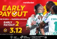 Meridianbet: Ριέκα-Ομόνοια | Για την ανατροπή και την πρόκριση οι «πράσινοι»! – Αν ψάχνεις το σωστό μέρος για στοίχημα, εδώ είσαι!