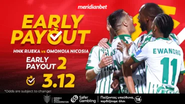 Meridianbet: Ριέκα-Ομόνοια | Για την ανατροπή και την πρόκριση οι «πράσινοι»! – Αν ψάχνεις το σωστό μέρος για στοίχημα, εδώ είσαι!