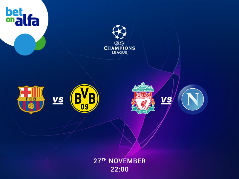 Παίξε τις ματσάρες του Champions League, στην BET ON ALFA!