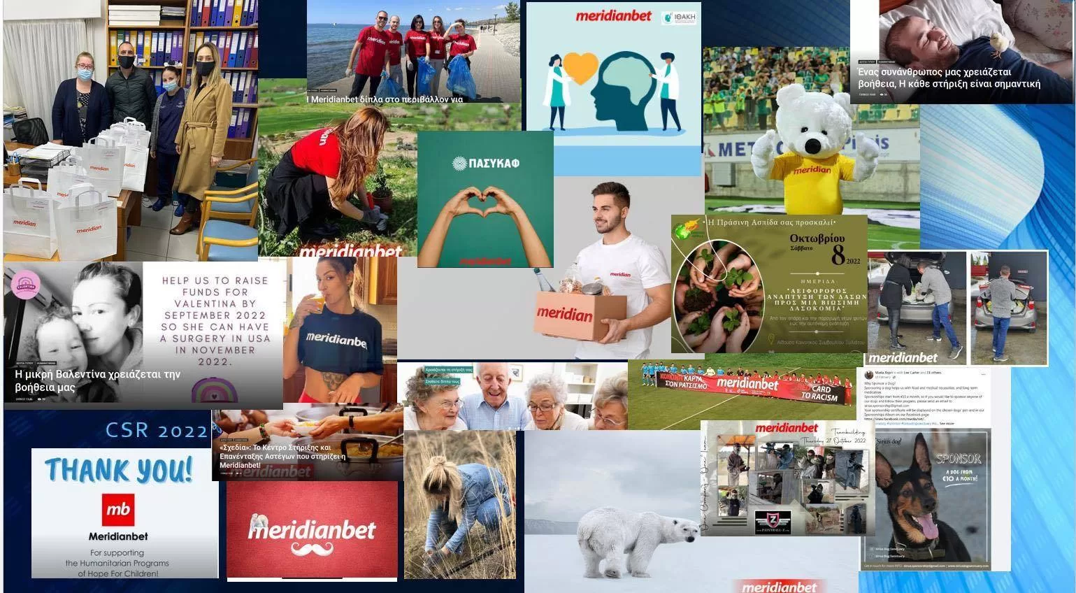 Στον κόσμο του εθελοντισμού η Meridian ήταν ξανά στην πρώτη γραμμή!