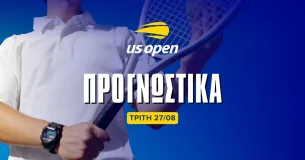 Προγνωστικά US Open 27/8/24: Με Τσιτσιπά και 3.70