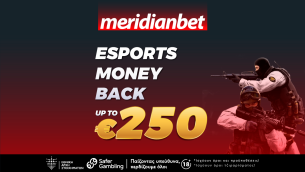 H Meridianbet σας επιστρέφει το 50% του στοιχήματος σας με το ανεπανάληπτο ESports Money back!