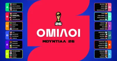 Μουντιάλ 2026 Όμιλοι: Ποια είναι τα 12 γκρουπ στο Παγκόσμιο Κύπελλο