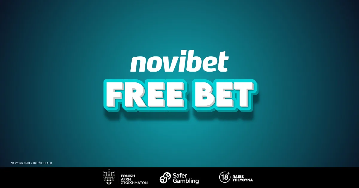 Novibet Free Bet: Το ενεργό free bet της Novibet Cy σήμερα