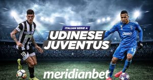 Μeridianbet: Udinese vs Juventus!