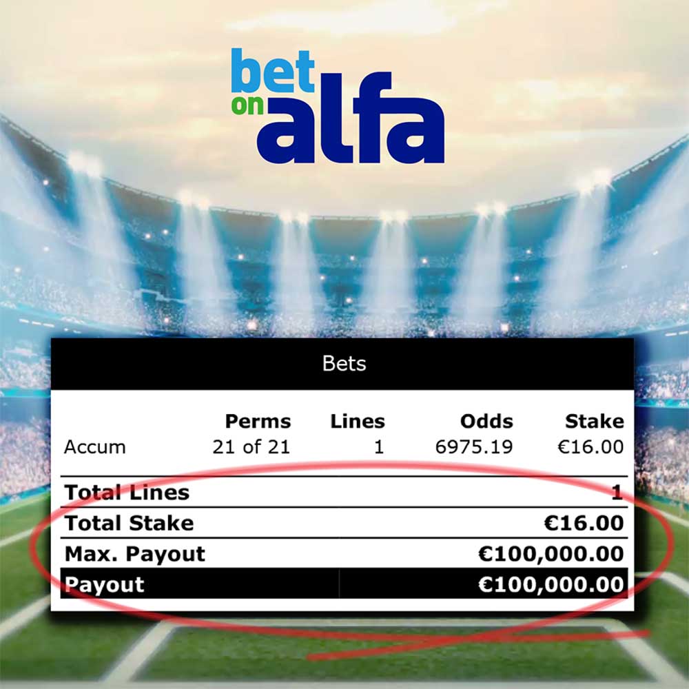 Μάγος είσαι; Με 16 Ευρώ, κέρδισε 100 χιλιάδες Ευρώ στην BET ON ALFA